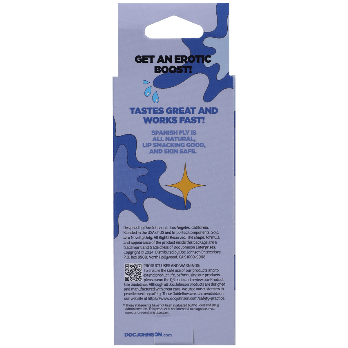 Spanish Fly Sex Liquid - Blue Raspberry | 29ml Doc Johnson - For Me To Love