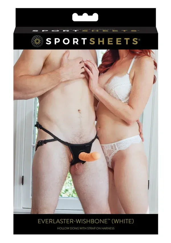 Sportsheets - Everlaster Wishbone Hollow Dong Strap On Dildo Harness | Male Sex Toy Sportsheets - For Me To Love
