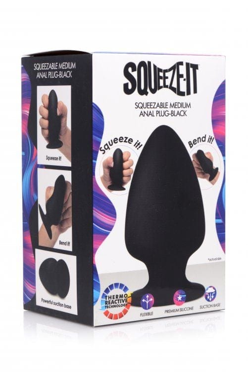 Squeeze-It - Squeezable Silicone Anal Butt Plug | Size Medium Squeeze-It - For Me To Love