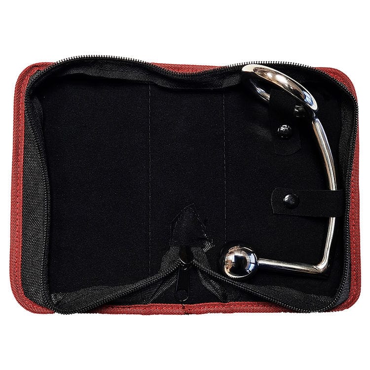 Stainless Steel Cock Ring with 30mm Screw-off Anal Ball Rouge Stainless - For Me To Love