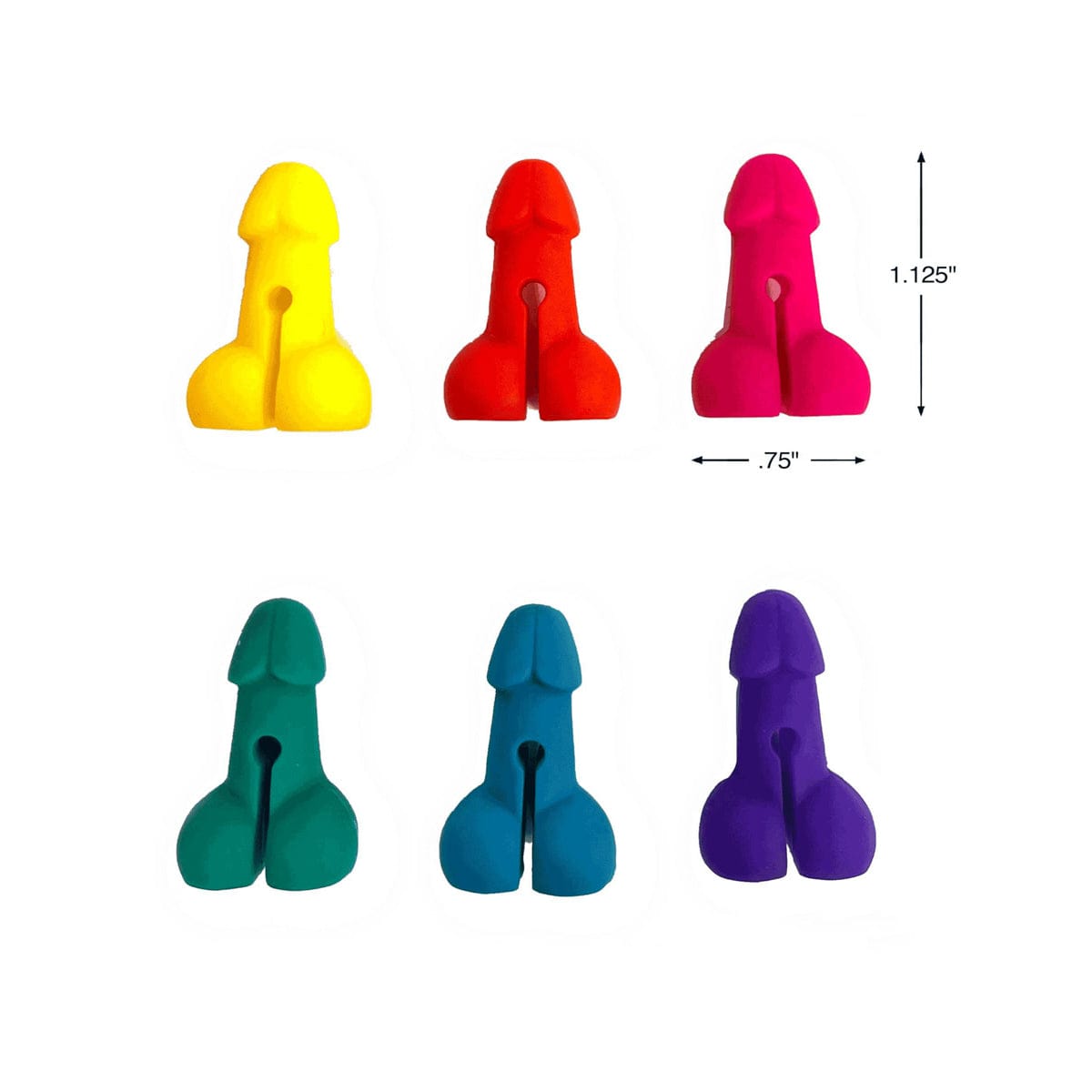 Super Fun Cock-Tail Markers | Set of 6 Little Genie - For Me To Love