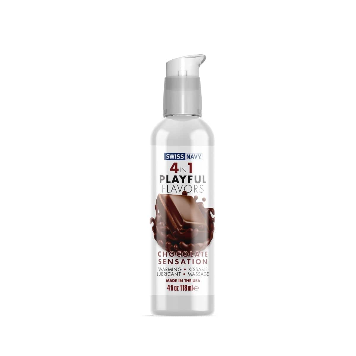 Swiss Navy - 4 in 1 Chocolate Sensation Personal Lubrication | 118ml Swiss Navy - For Me To Love