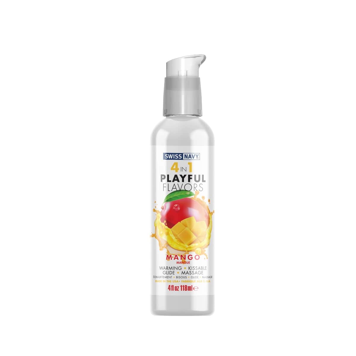 Swiss Navy - 4 in 1 Mango Personal Lubrication | 118ml Swiss Navy - For Me To Love