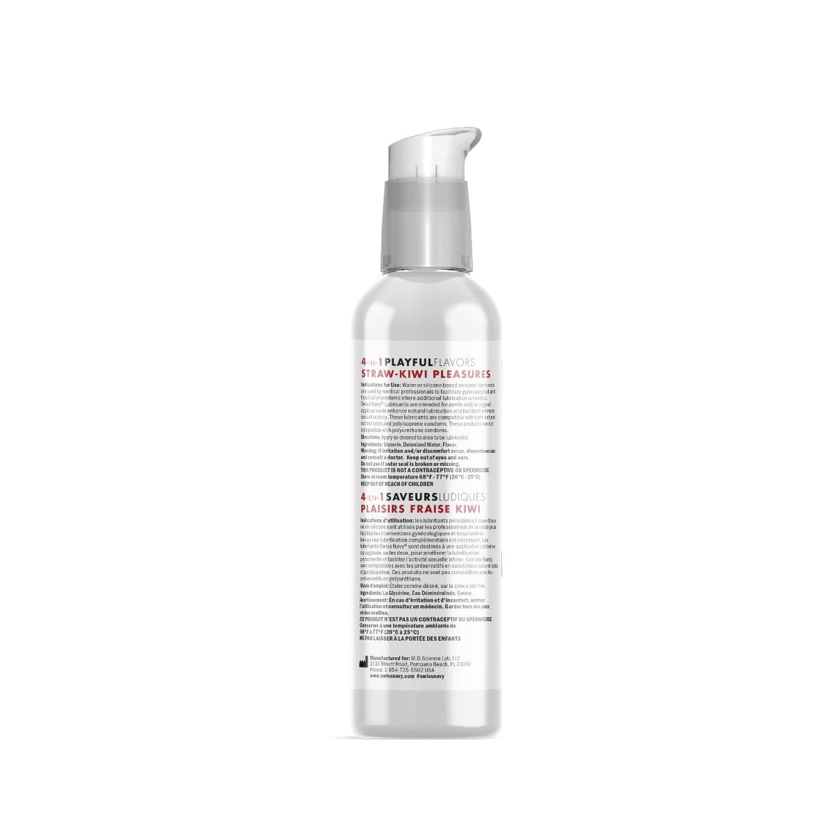 Swiss Navy - 4 in 1 Strawberry/Kiwi Personal Lubrication | 118ml Swiss Navy - For Me To Love
