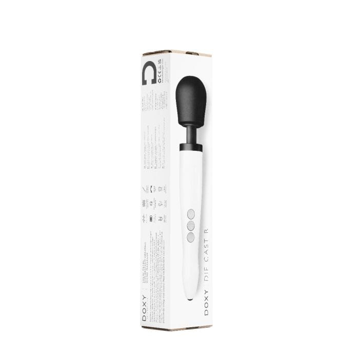 The All New Doxy - Die Cast Rechargeable in Stardust White | Powerful Massage Wand Doxy - For Me To Love