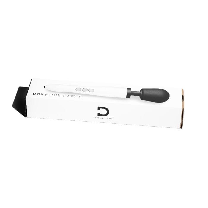 The All New Doxy - Die Cast Rechargeable in Stardust White | Powerful Massage Wand Doxy - For Me To Love