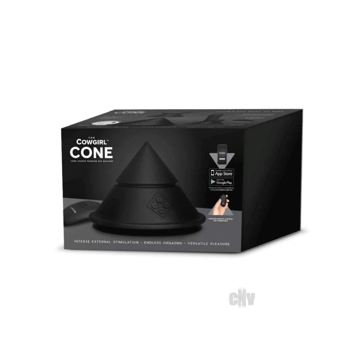 The Cowgirl Cone - Self Pleasure Massager with 2 Attachments - Ultra Powerful The Cowgirl - For Me To Love