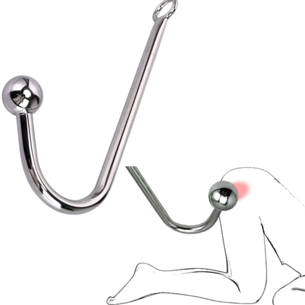 Torment Stainless Steel Single 30mm Ball Anal Hook Torment - For Me To Love