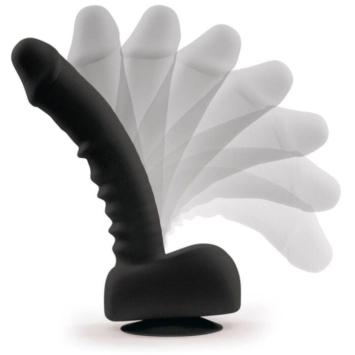 Uprize Remote Control Rising 8 Inch Vibrating Realistic Dildo Black Uprize - For Me To Love