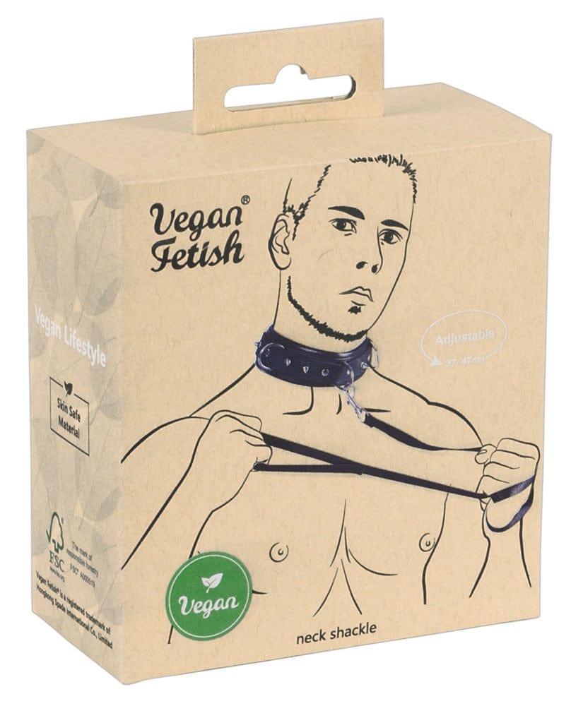 vegan fetish Vegan Fetish Black Collar & Leash