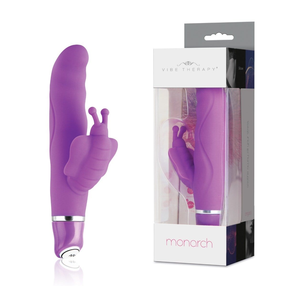 Vibe Therapy - Monarch Rabbit Vibrator - Purple Vibe Therapy - For Me To Love