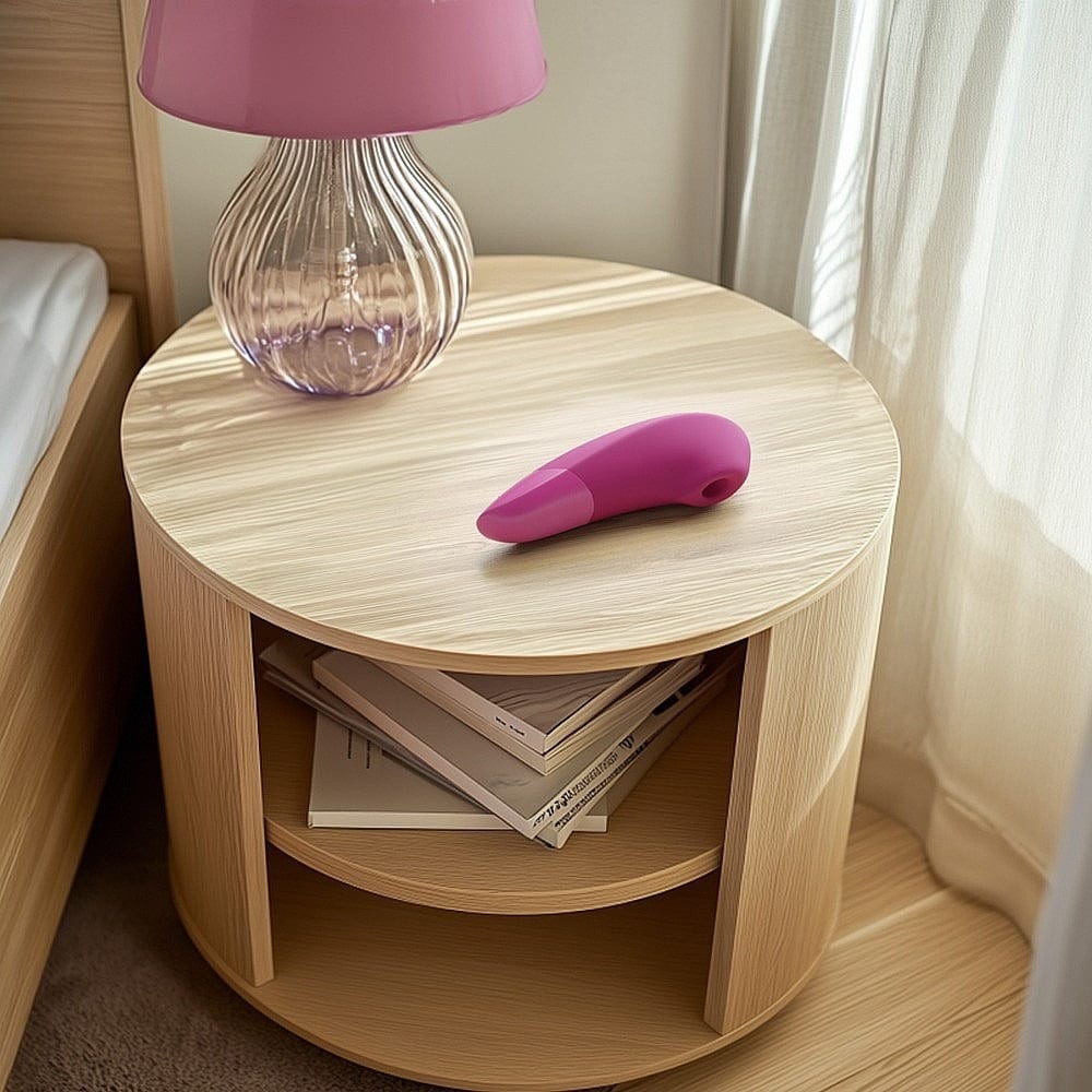 Womanizer - Enhance Clitoral Vibrator with Air Pulse Technology | Vibrant Pink Womanizer - For Me To Love