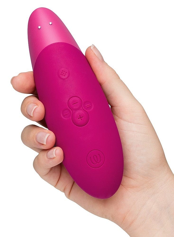 Womanizer - Enhance Clitoral Vibrator with Air Pulse Technology | Vibrant Pink Womanizer - For Me To Love