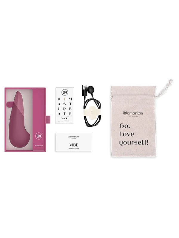 Womanizer - 'Vibe' World's 1st Silent Vibrator with UltraWave Technology | Pink Womanizer - For Me To Love