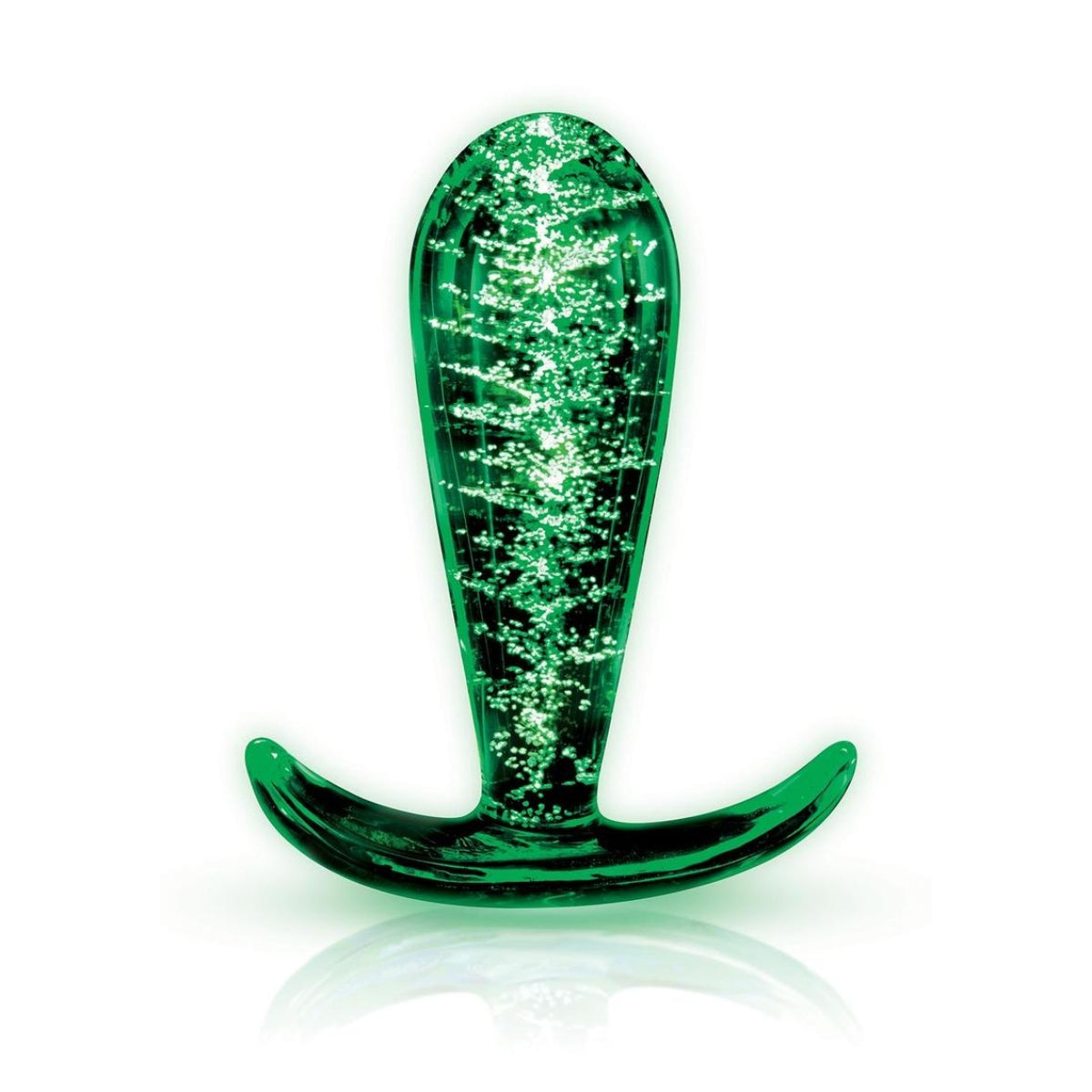 Whipsmart - Glow In The Dark Glass Butt Plug | 3.5 inches