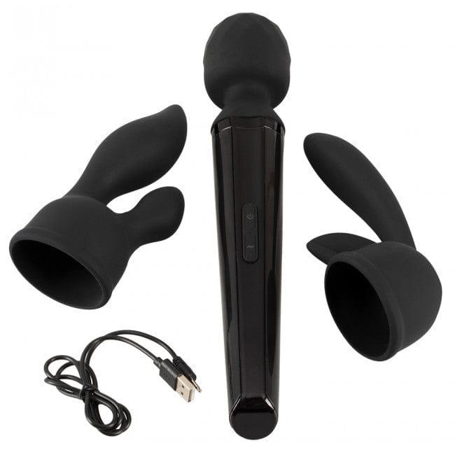 40 Years - Massage Wand Vibrator with 2 Attachments - USB Rechargeable 40 years - For Me To Love