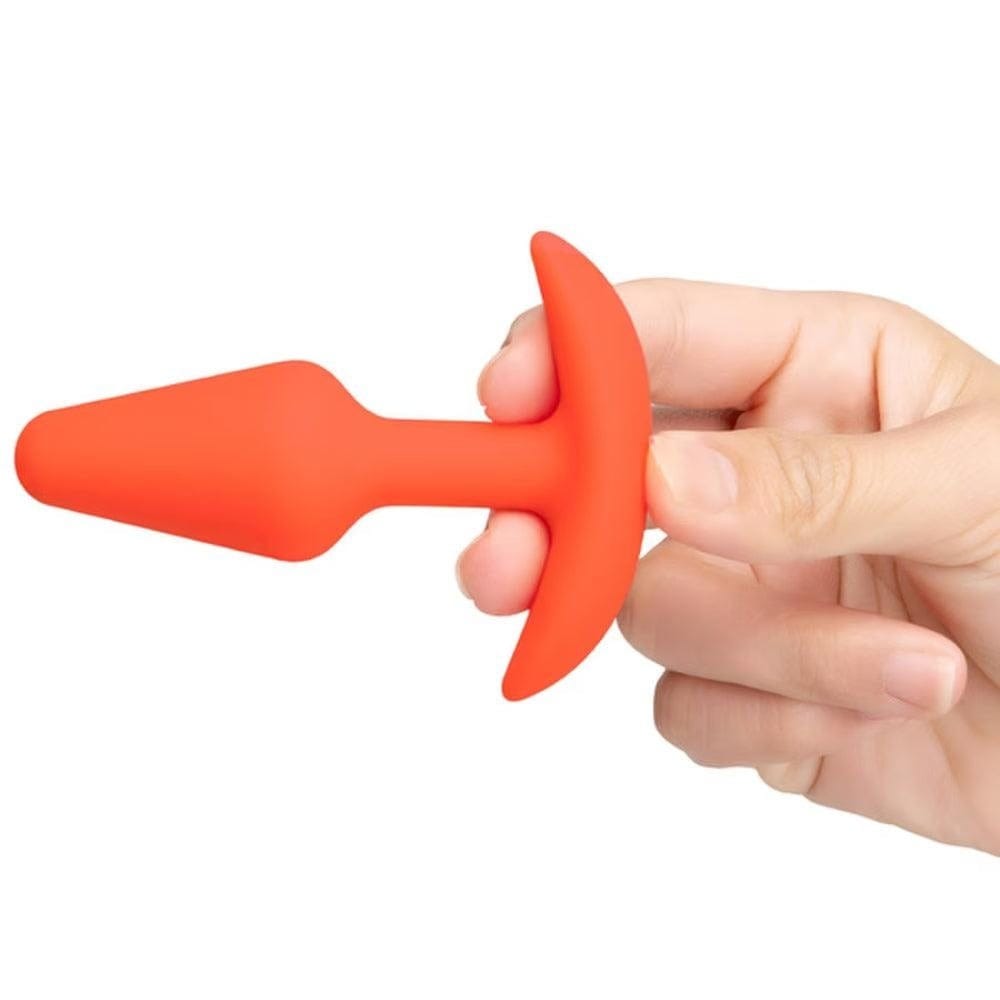 B-Vibe - Butties Anal Training 2-Piece Set, Beginner Plug and Vibrating Plug with Remote | USB Rechargeable B-Vibe - For Me To Love