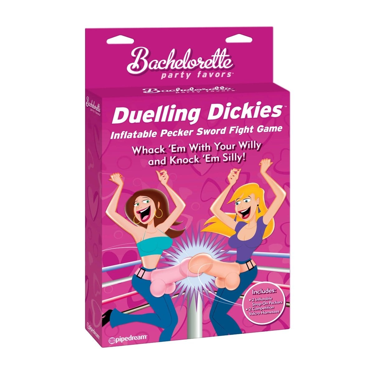 Bachelorette Party Favors - Duelling Dickies | Inflatable Pecker Sword Fighting Game Pipedream - For Me To Love