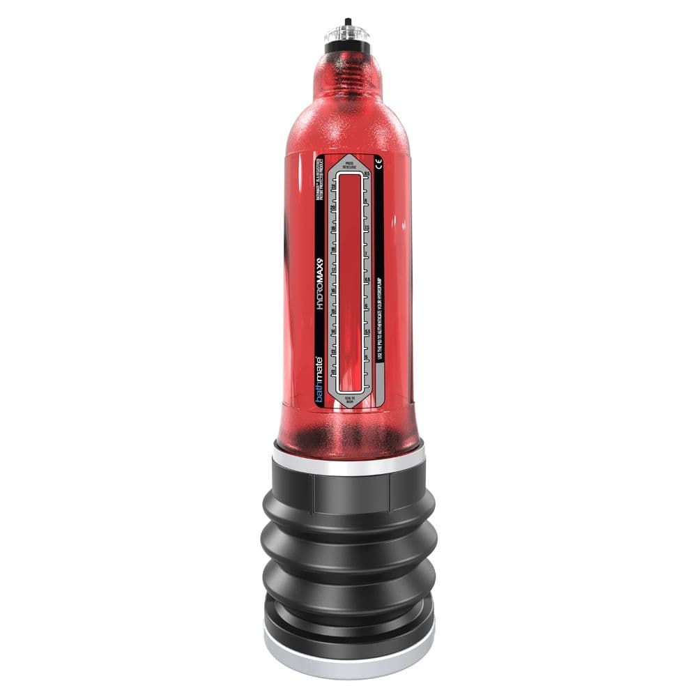 Bathmate HYDROMAX9 Penis Pump Red | Penis Size 7-9 inches Bathmate - For Me To Love