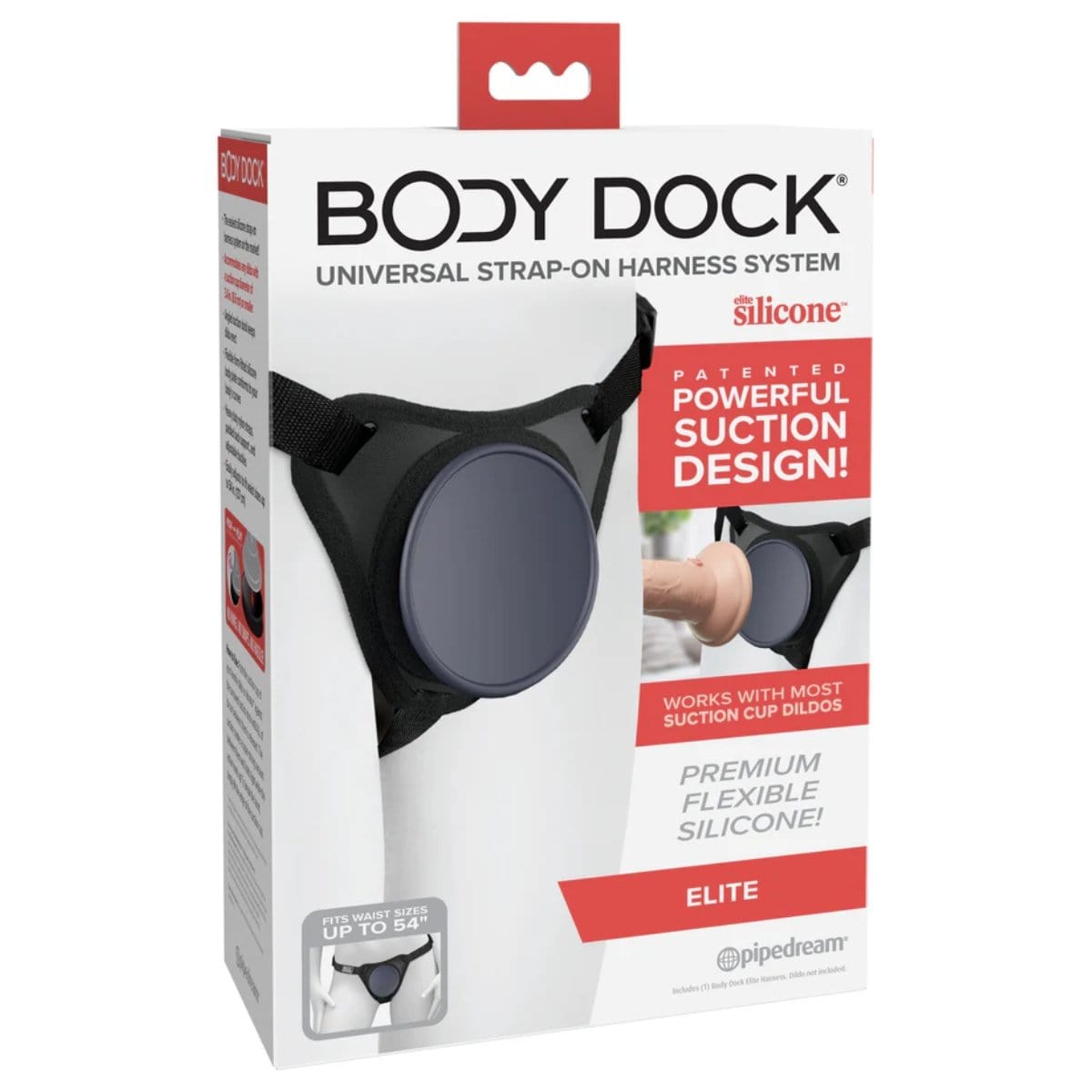 Body Dock - Elite Strap On Harness | Black Body Dock - For Me To Love