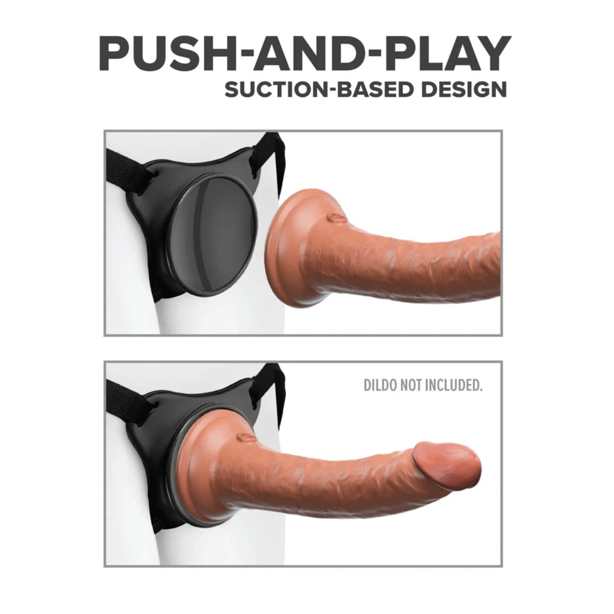 Body Dock - Original Strap-on Suction Cup Harness | Fully Adjustable Body Dock - For Me To Love