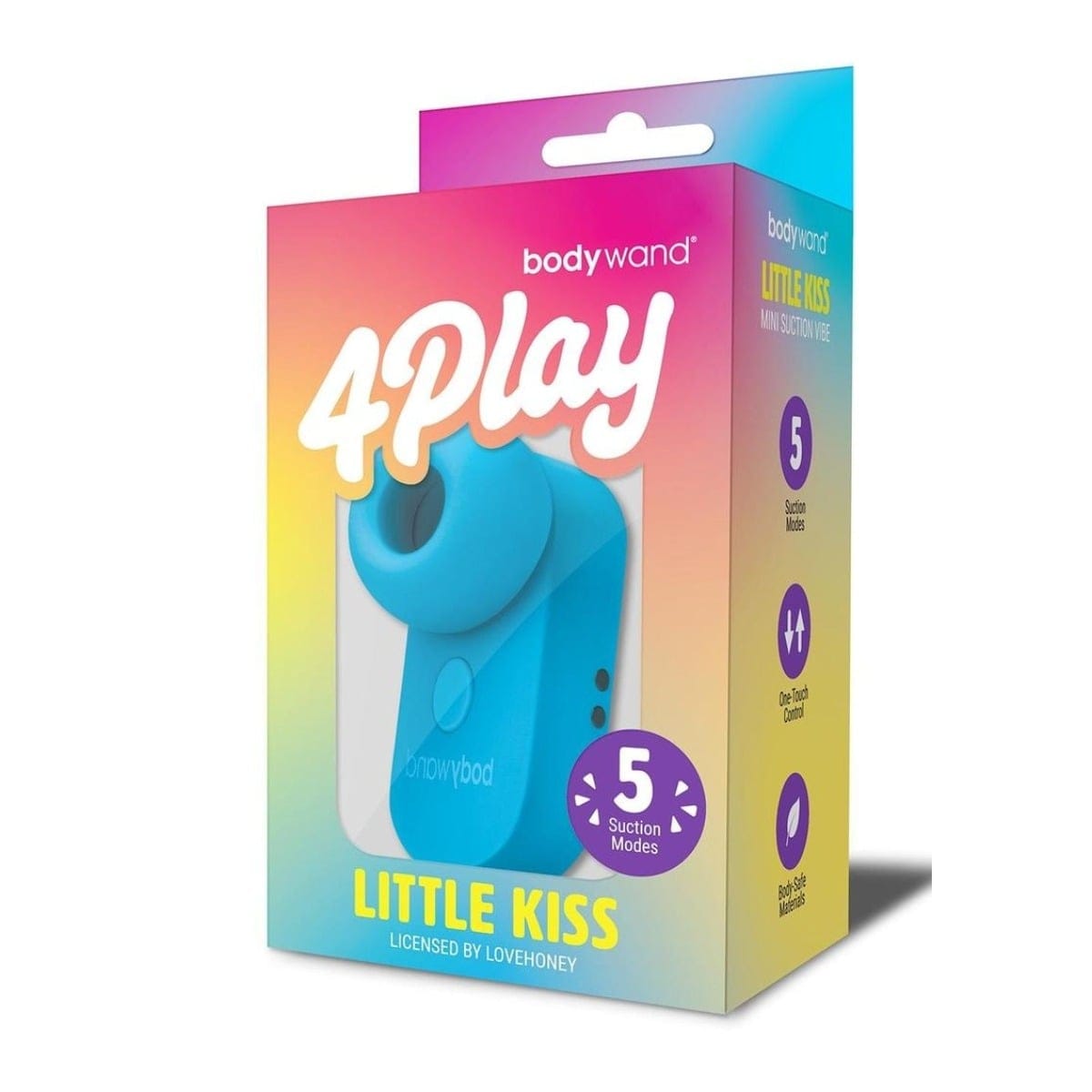 Bodywand - 4 Play Little Kiss Clitoral Suction Vibe | USB Rechargeable Bodywand - For Me To Love