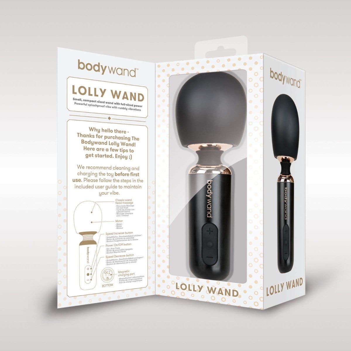 Bodywand - Lolly Wand Powerful Mini Massager | USB Rechargeable bodywand - For Me To Love