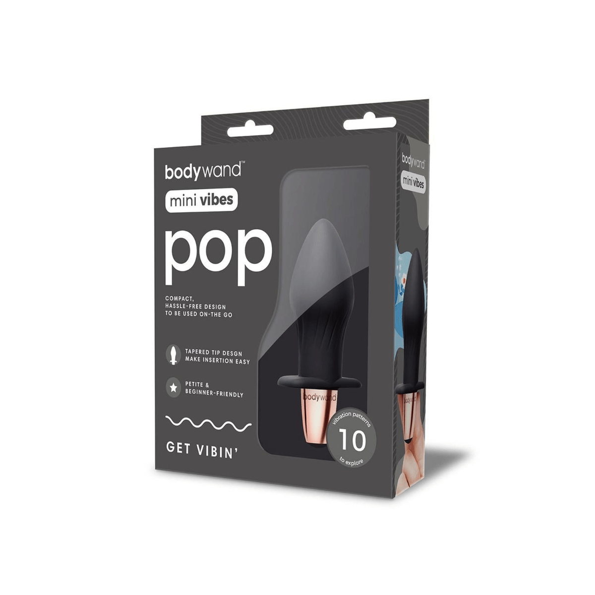 Bodywand - Pop Mini Vibe with 10 Vibration Modes | USB Rechargeable bodywand - For Me To Love