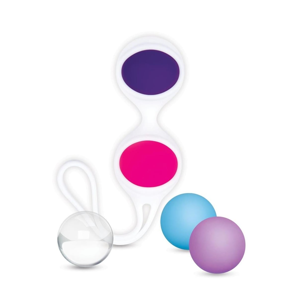 Bodywand - Squeeze Mix & Match Weighted Kegel Ball Set | Blue Purple Clear Bodywand - For Me To Love