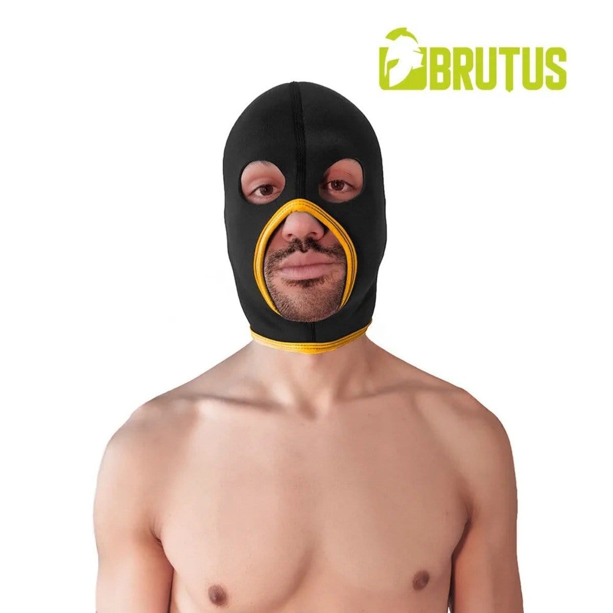 Brutus - Neoprene Face F*cker Hood | Yellow Brutus - For Me To Love