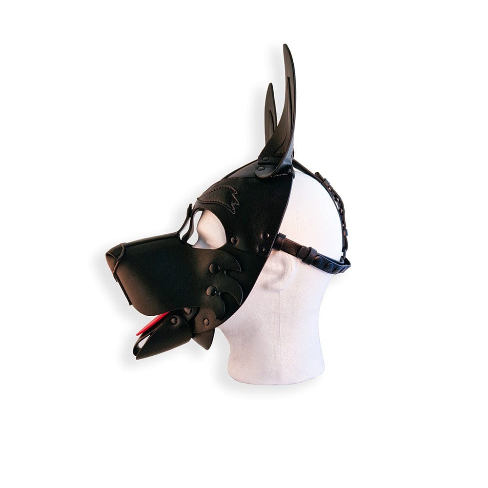 BRUTUS - Vegan Leather Pup Hood | Black-Black Brutus - For Me To Love