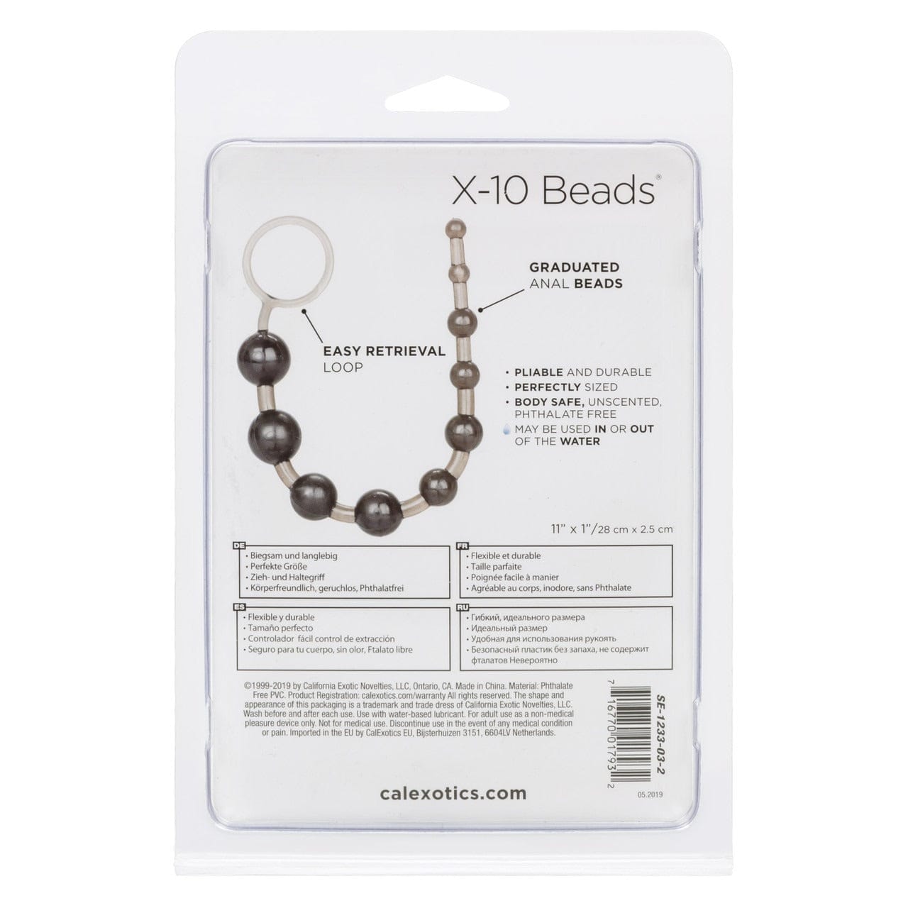 CalExotics - X10 Tapered Bendable Anal Beads | 11 inches CalExotics - For Me To Love