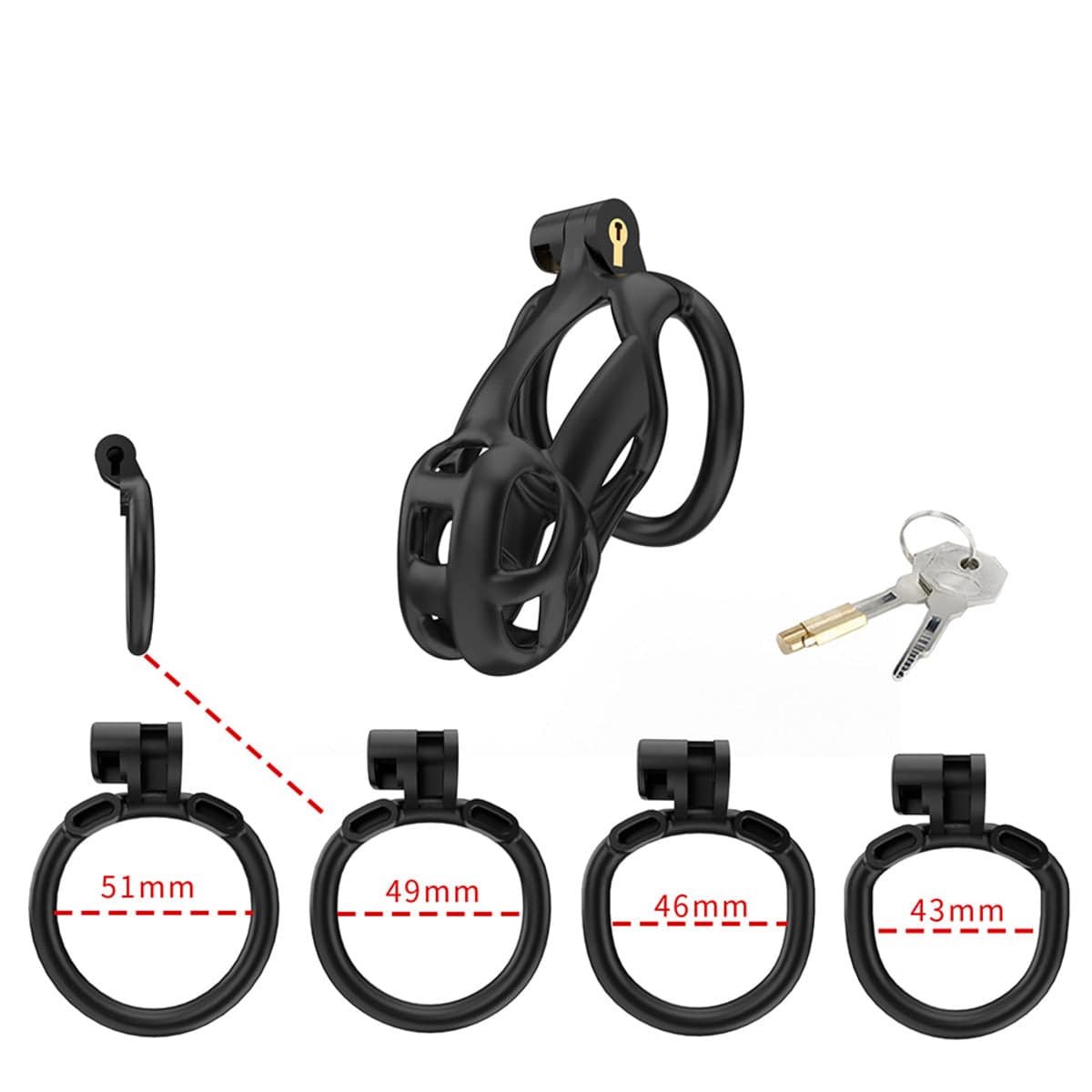 CELLMATE - Guardian Lockable Chastity Cage | Size 2 - 85mm Length Cellmate - For Me To Love