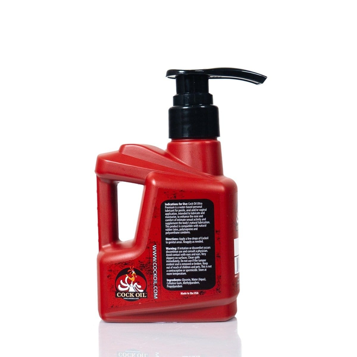 Cock Oil - Water Based Lubricant Plastic Bottle w. Pump | 296 ml Cock Oil - For Me To Love