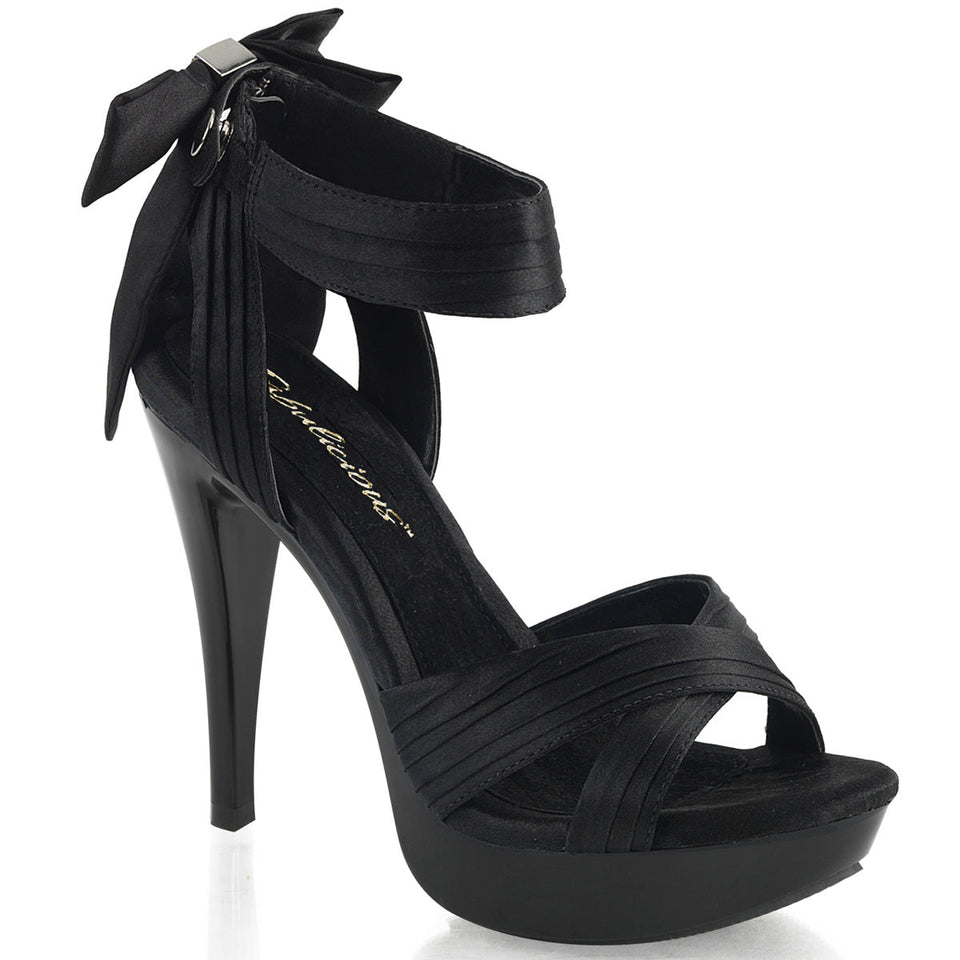 Pleaser - Fabulicious Cocktail 568 Platform Heels with Bow Detail | UK 2-11