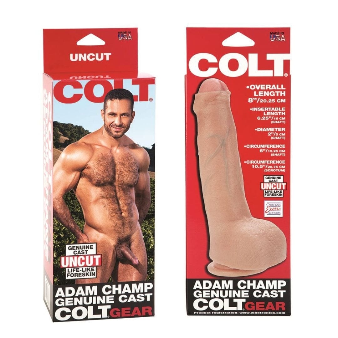 COLT ADAM CHAMP 8inch UNCUT COCK - IVORY COLT - For Me To Love