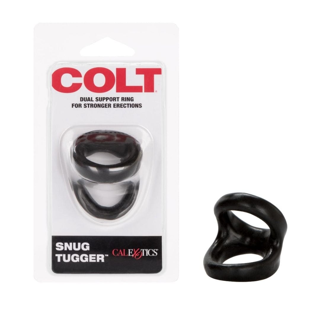 Colt Snug Tugger - Cock and Ball Strap - Black or Red Black COLT - For Me To Love