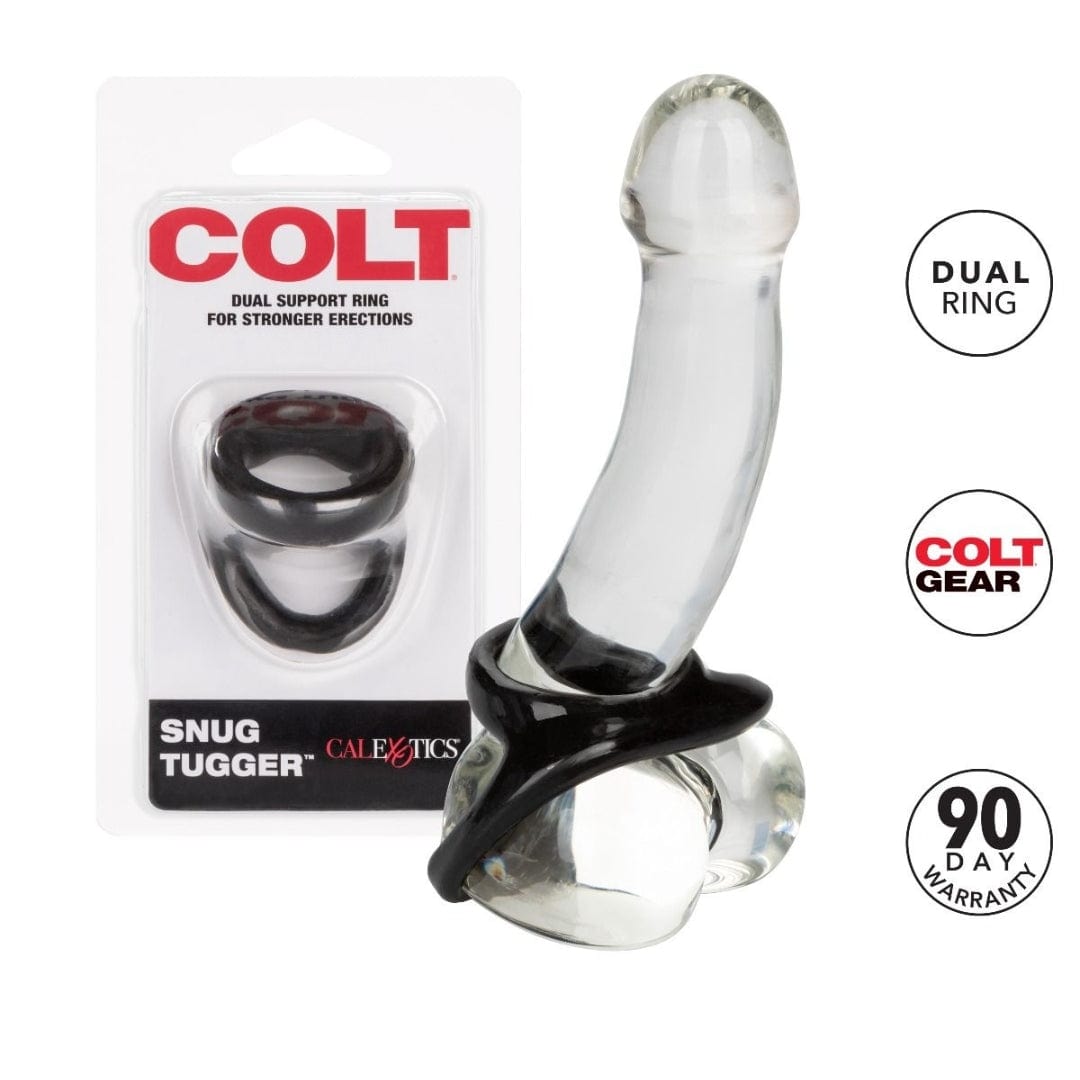 Colt Snug Tugger - Cock and Ball Strap - Black or Red COLT - For Me To Love