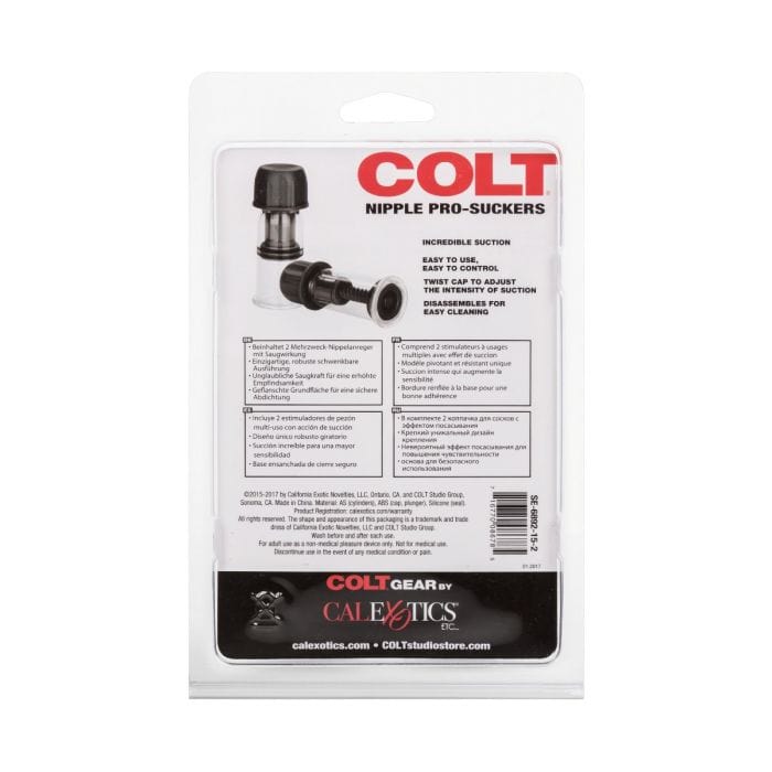 COLT - Vacuum Nipple Pro-Suckers | Black COLT - For Me To Love