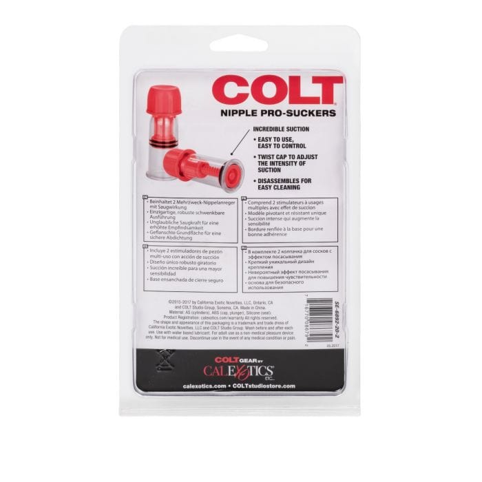 COLT - Vacuum Nipple Pro-Suckers | Red COLT - For Me To Love