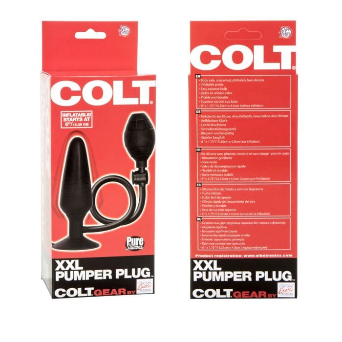 COLT XXL Pumper Plug - Black COLT - For Me To Love