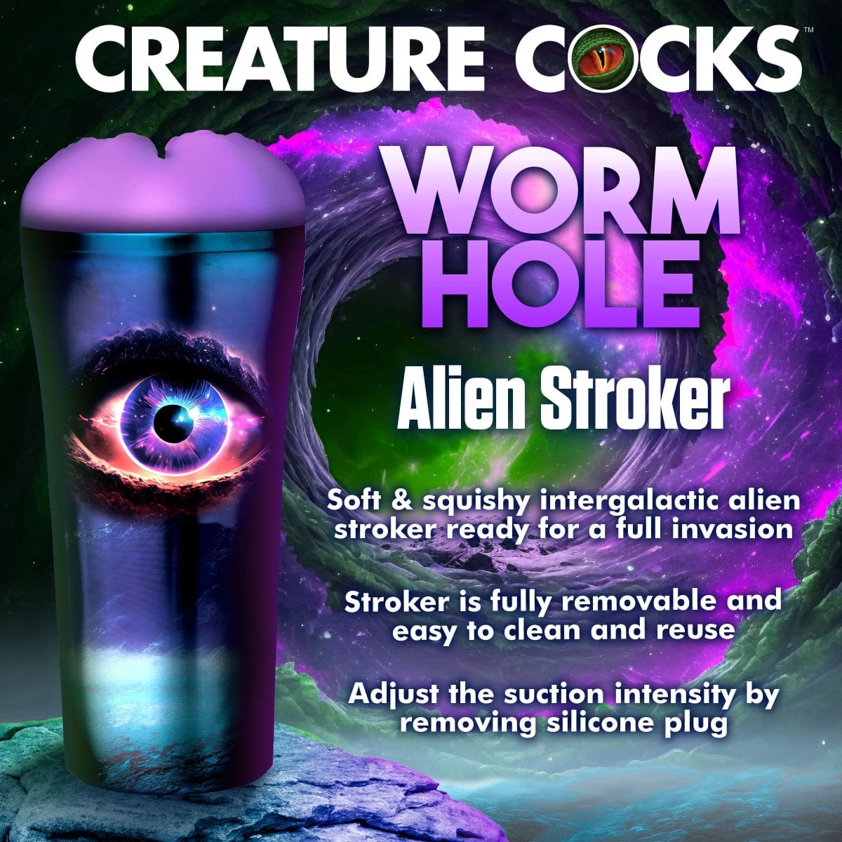 Creature Cocks - Alien Wormhole Stroker | Male Masturbator creature cocks - For Me To Love