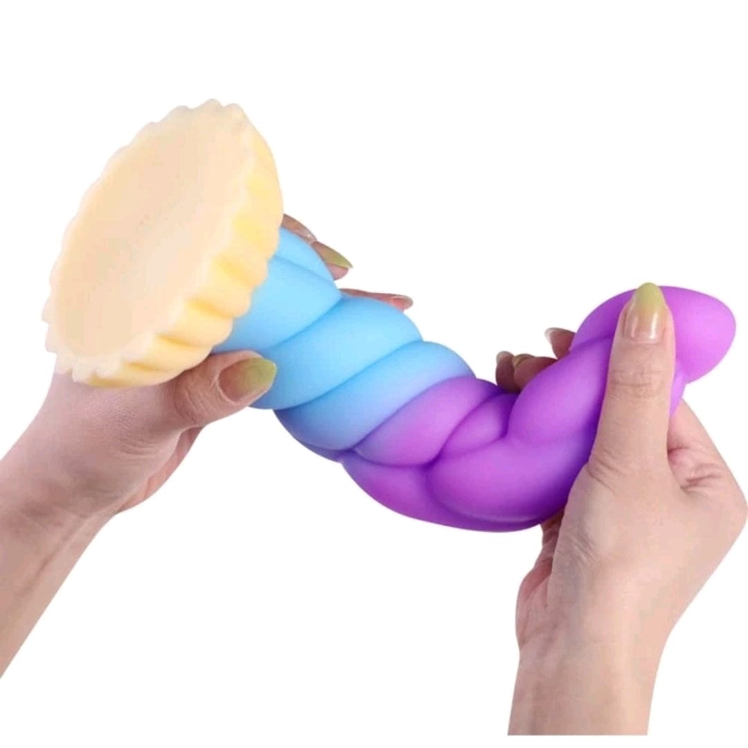 creature cocks Creature Cocks Mystique Silicone Unicorn Dildo 8.5 Inch