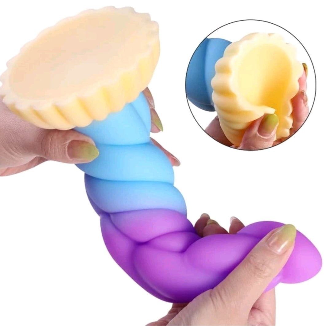 creature cocks Creature Cocks Mystique Silicone Unicorn Dildo 8.5 Inch