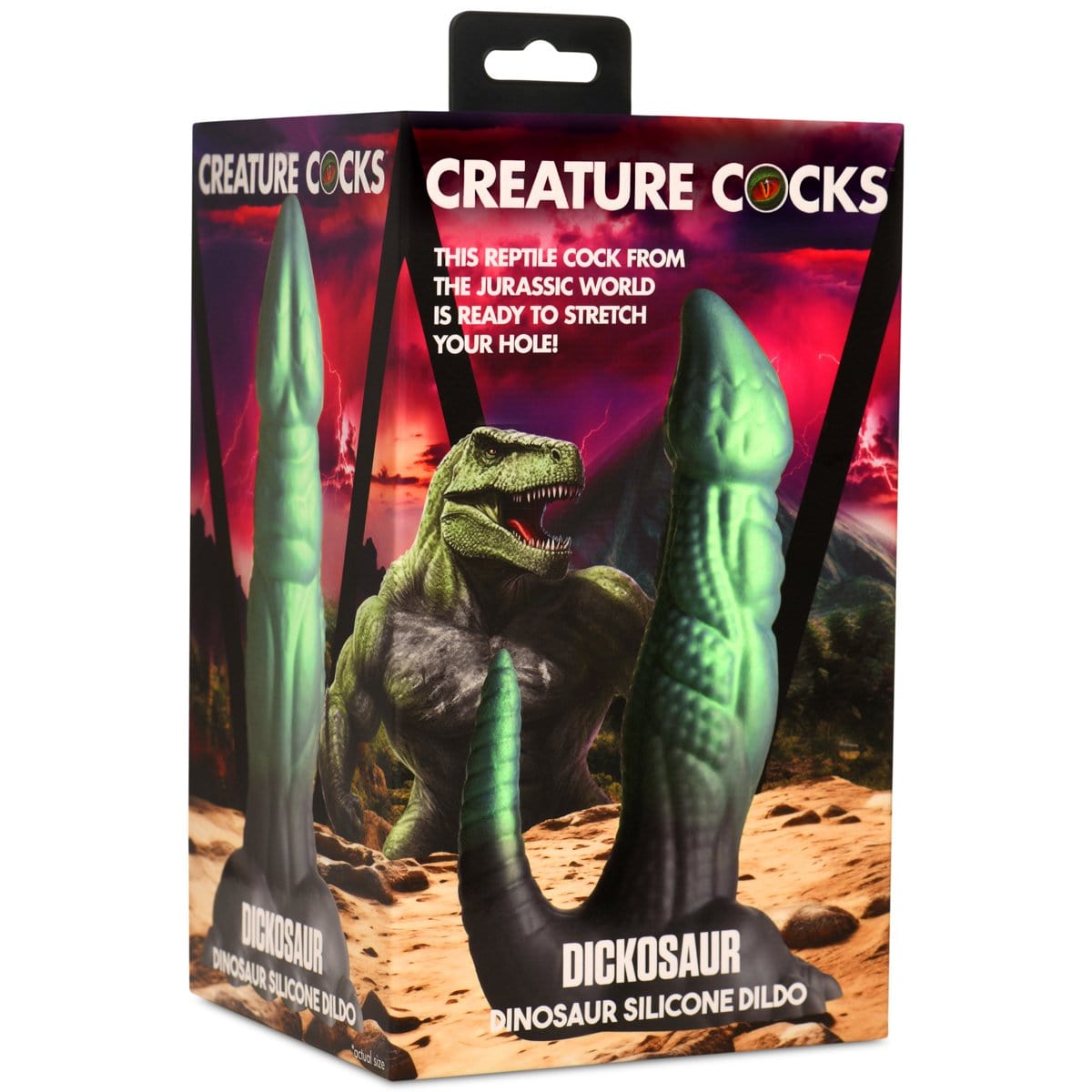 Creature Cocks - Dickosaur Dinosaur Silicone Dildo | 7.3 inches creature cocks - For Me To Love