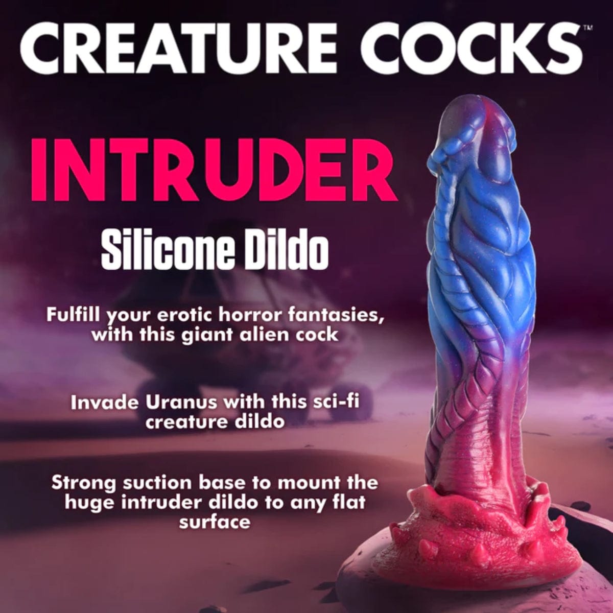 Creature Cocks - Intruder Alien Silicone Dildo | 9 inches creature cocks - For Me To Love