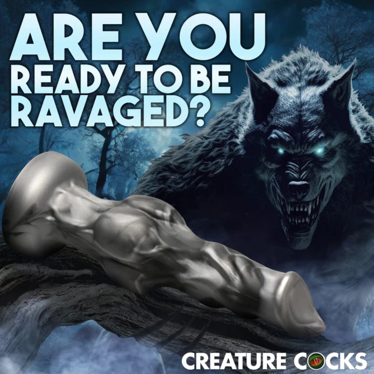 Creature Cocks - Night Prowler Silicone Dildo | Choice of Small - Medium - Large creature cocks - For Me To Love