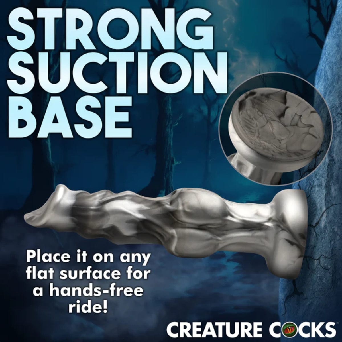 Creature Cocks - Night Prowler Silicone Dildo | Choice of Small - Medium - Large creature cocks - For Me To Love