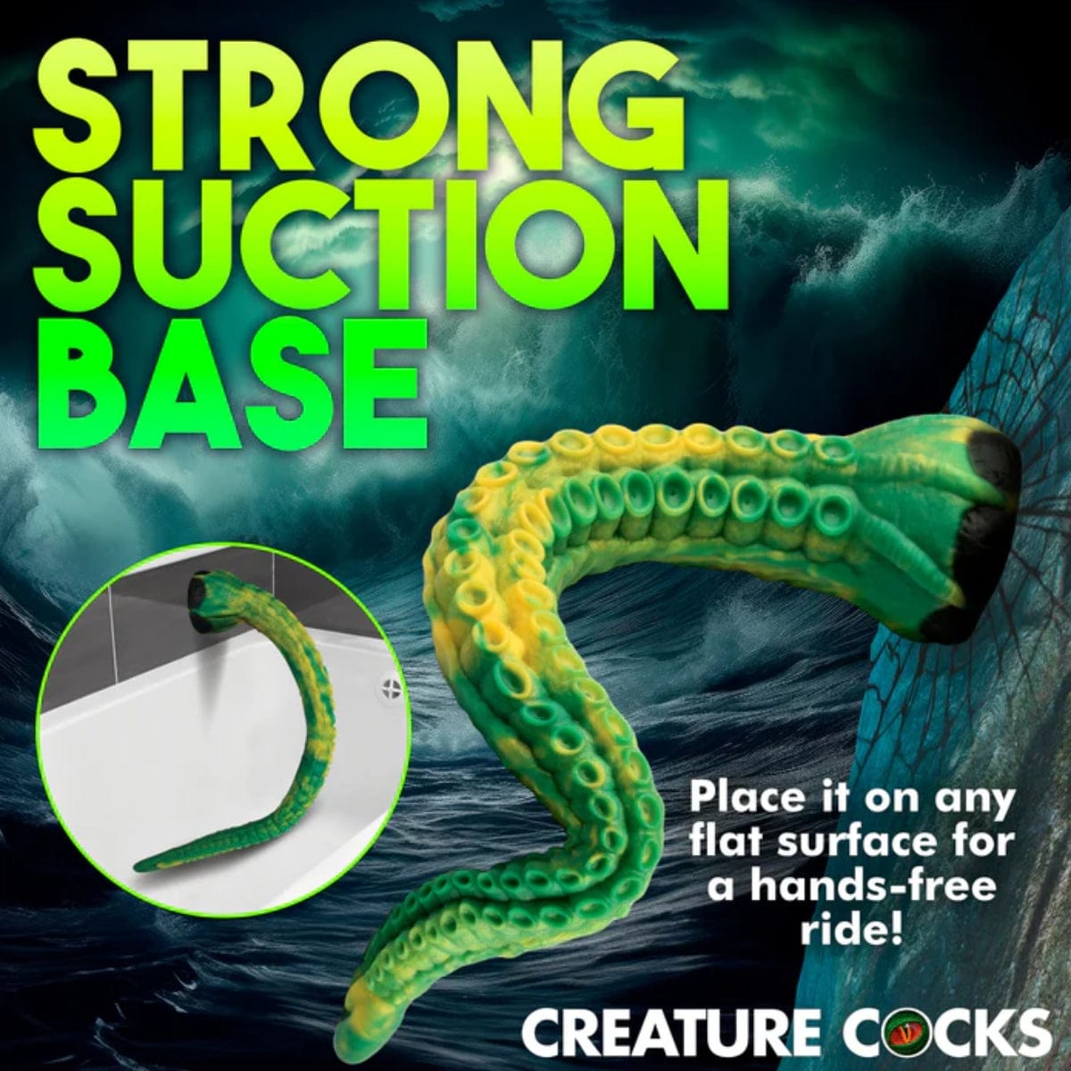 Creature Cocks - Titan Tentacle Extra Long Silicone Dildo with Suction Cup | 22.5 inches creature cocks - For Me To Love