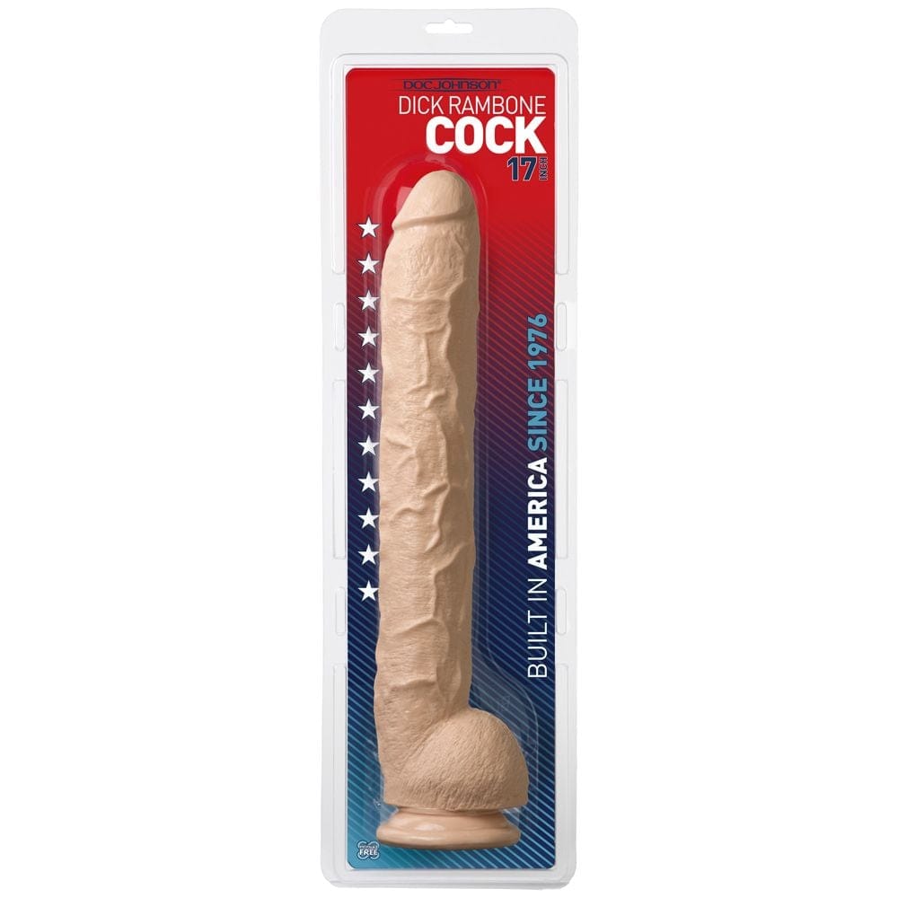 Doc Johnson Classic Dick Rambone Cock Flesh 17 inch Doc Johnson - For Me To Love